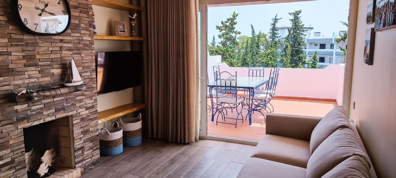 אלבופיירה Blue & Yellow Penthouse With Terrace At Balaia Mar מראה חיצוני תמונה