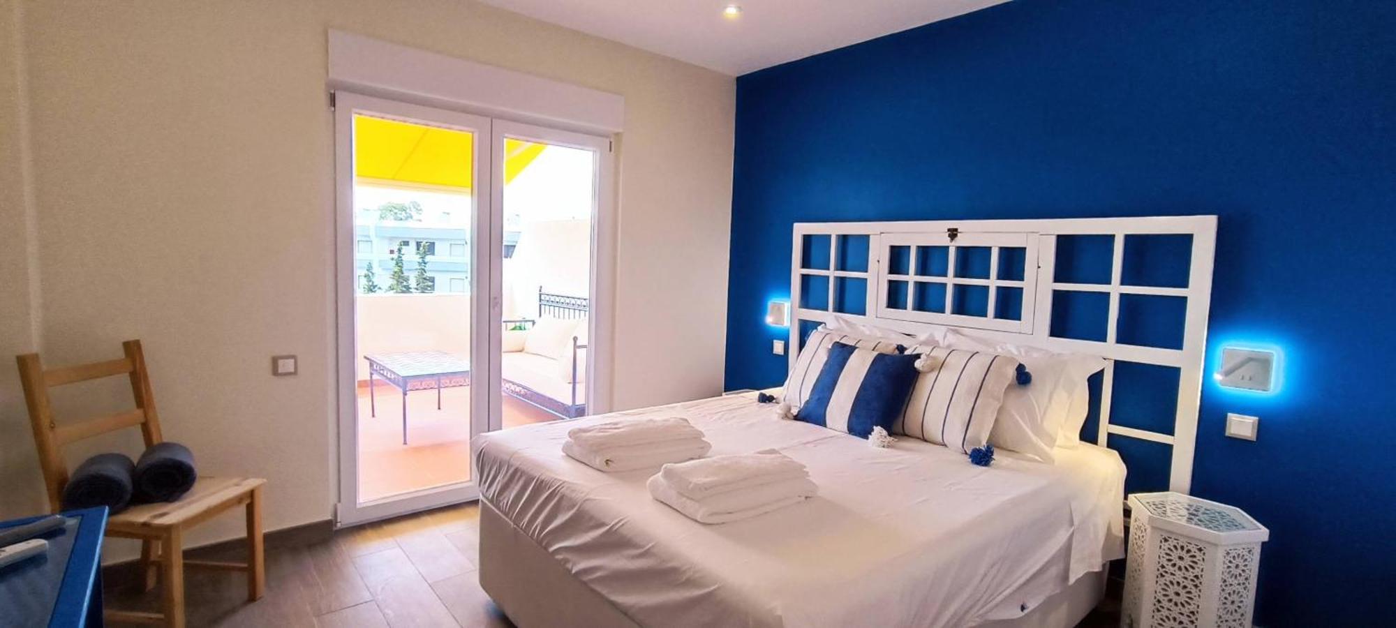 אלבופיירה Blue & Yellow Penthouse With Terrace At Balaia Mar מראה חיצוני תמונה